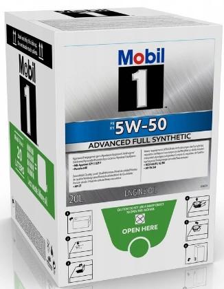 Масло Mobil 1 FS X1 5W50 BOX синтетическое 20л