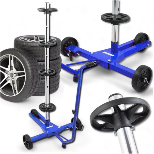 Мобільний стенд для шин Диски Колеса 4 штуки 100 кг Організатор майстерні