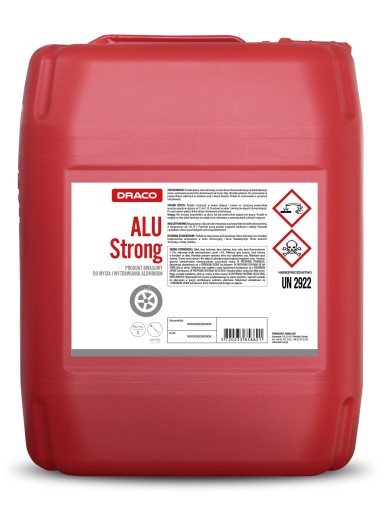 Сильная кислота для мытья алюминиевых колесных дисков burt танки DRACO ALUSTRONG 20L