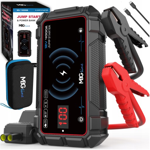 Потужний ліхтарик Powerbank Jump Starter Booster 74Wh PD60W QC3.0