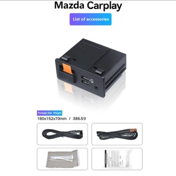 Android Auto, модуль Carplay Mazda 2,3,6 CX MX