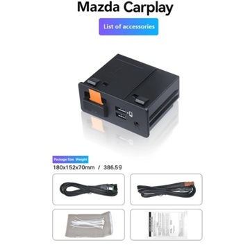 Android Auto, модуль Carplay Mazda 2,3,6 CX MX