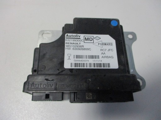 ESPACE 5 в 985102936r модуль водителя подушки безопасности