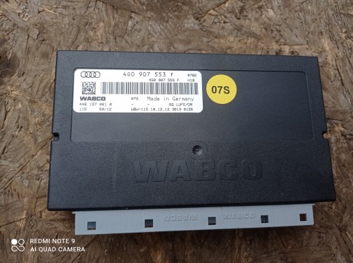 Модуль контроллера подвески audi a6 c7 4g0907553f