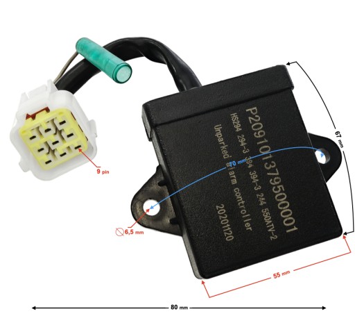 02-T26K010401A66100 - Модуль заднього ходу для Hisun Tactic 550