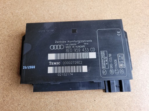 8E0959433CD 0000 - Модуль комфорта Audi A4 B7 B6 Seat Exeo 8E0959433CD