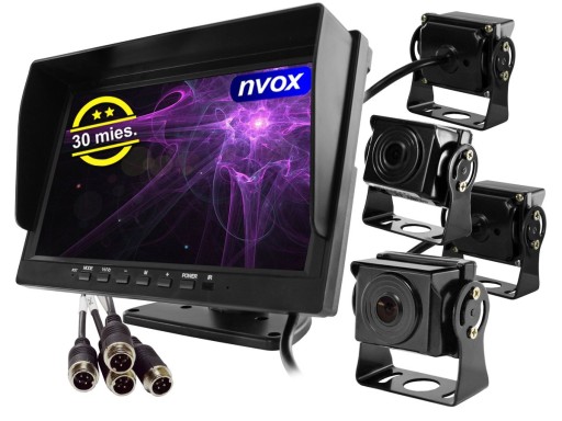 Автомобильный ЖК-монитор 10 дюймов AHD с реверсом и монитором