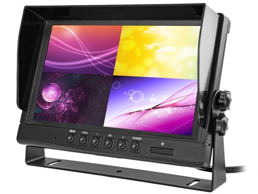 Автомобильный ЖК-монитор 9 дюймов AHD 4pin с функцией записи 12 В 24 В