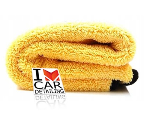 Пушистое полотенце из микрофибры Monster Shine Big Gold