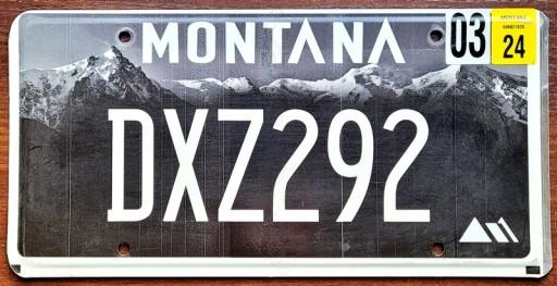 Montana 2024 - номерний знак США