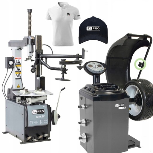 ELPRO 2-скоростной станок для балансировки шин 3D-лазерный эхолот