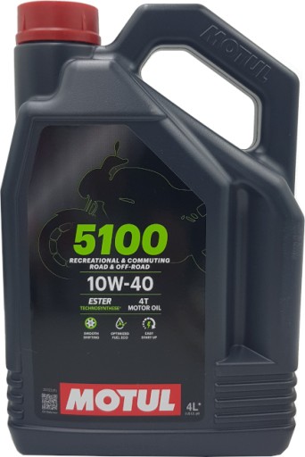 Motul 5100 4T 10w40 4L ESTER CORE JASO MA2