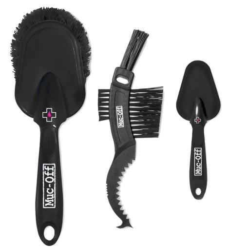 Щетки для чистки Muc-Off 3x Premium Brush Kit (черный набор из 3 предметов)