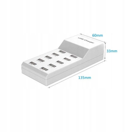 Многопортовое интеллектуальное зарядное устройство USB