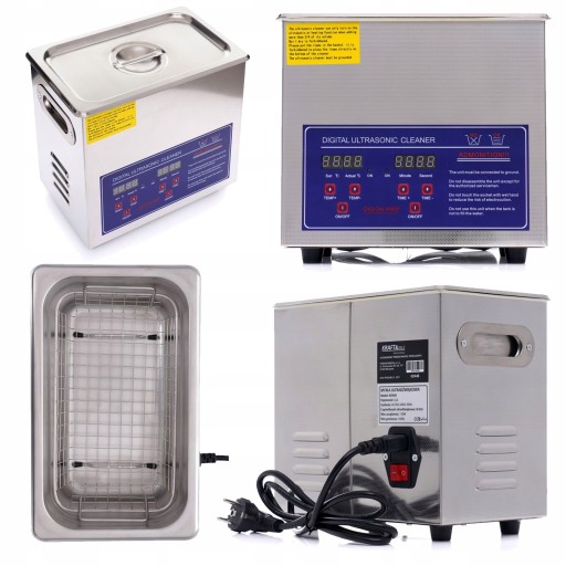 Ультразвуковой очиститель ванны 6,5л, косметический стерилизатор для мытья деталей