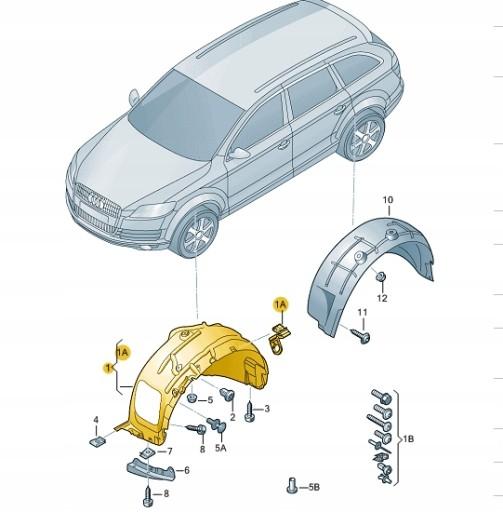 8V5821171B - АРКА КОЛЕСНАЯ ЛЕВАЯ ПЕРЕДНЯЯ AUDI A3 8V 8V5821171B ASO