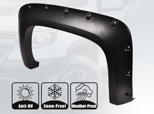 02RSA4508ADK - КОЛІСНІ АРКИ РОЗШИРЮВАЛЬНИКИ КОЛІСНИХ АРОК ГЛАДКА ПРАВА ЗАДНЯ