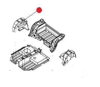 95275366 - OPEL MOKKA STRIP ON THE DOOR FRONT RIGHT NEW GM