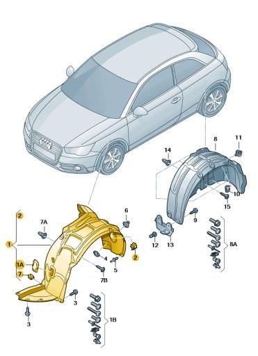 Ledowe Białe Brewki BMW - Bulbs Marker Moldings BMW E60 после подъема 07-10