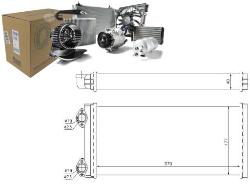 71928 - ОБОГРЕВАТЕЛЬ 177X370X40MM MAN L2000 M 2000 L M 2000 M