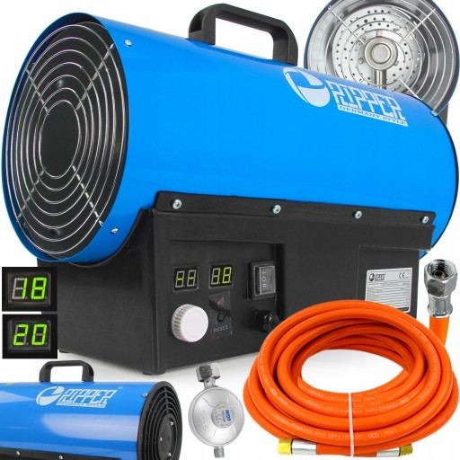 Газовый нагреватель воздуходувка с термостатом 20KW LCD