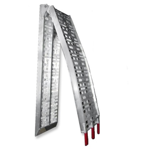 АЛЮМИНИЕВАЯ РАМПА, СКЛАДНАЯ, ПОЛНАЯ, 340 КГ ДЛЯ ПОГРУЗКИ КВАДРОМОБИЛЕЙ