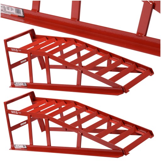 ПІД'ЇЗДИ АВТОМОБІЛЬНІ ПАНДУЛИ 2X YATO РАМПА СТАБІЛЬНА ВАНТАЖОПІД'ЄДНІСТЬ 2 ТОННИ + БЕЗКОШТОВНО