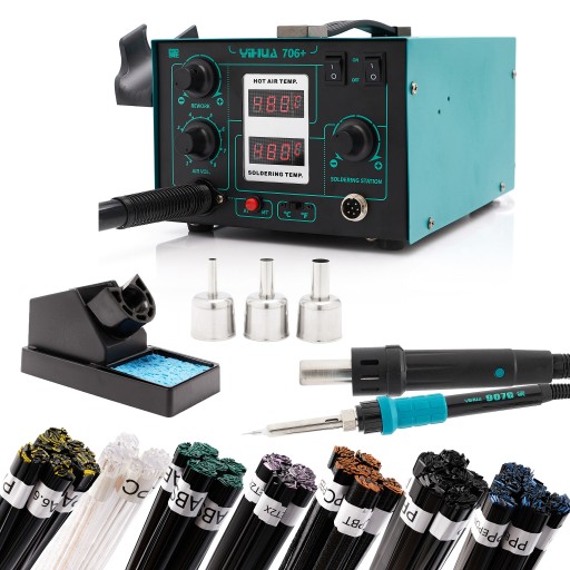 НАЙКРАЩА МАШИНА ДЛЯ ЗВАРЮВАННЯ ПЛАСТИКУ YIHUA 706 НАСАДКИ ДЛЯ ЗВ'ЯЗУВАННЯ