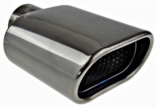 КРЫШКА ВЫХЛОПНОЙ ТРУБЫ НАКОНЕЧНИК ГЛУШИТЕЛЯ ГРАФИТ ХРОМ