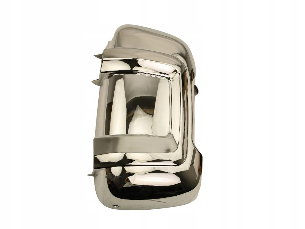 Зеркальная крышка FIAT DUCATO левая длинная хромированная