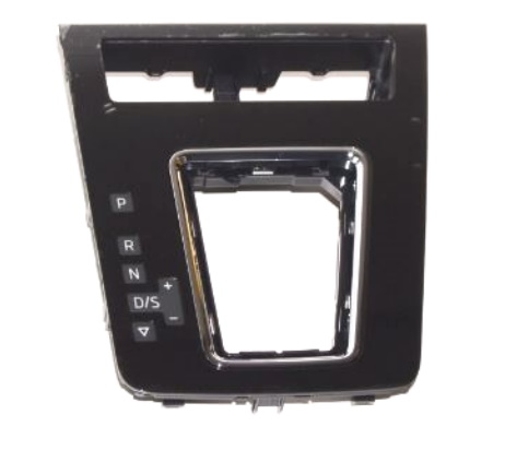 5E1713203AEN77 - НАКЛАДКА КРЫШКА РАМКА РЫЧАГА КПП DSG SKODA OCTAVIA III 3 ЧЕРНЫЙ