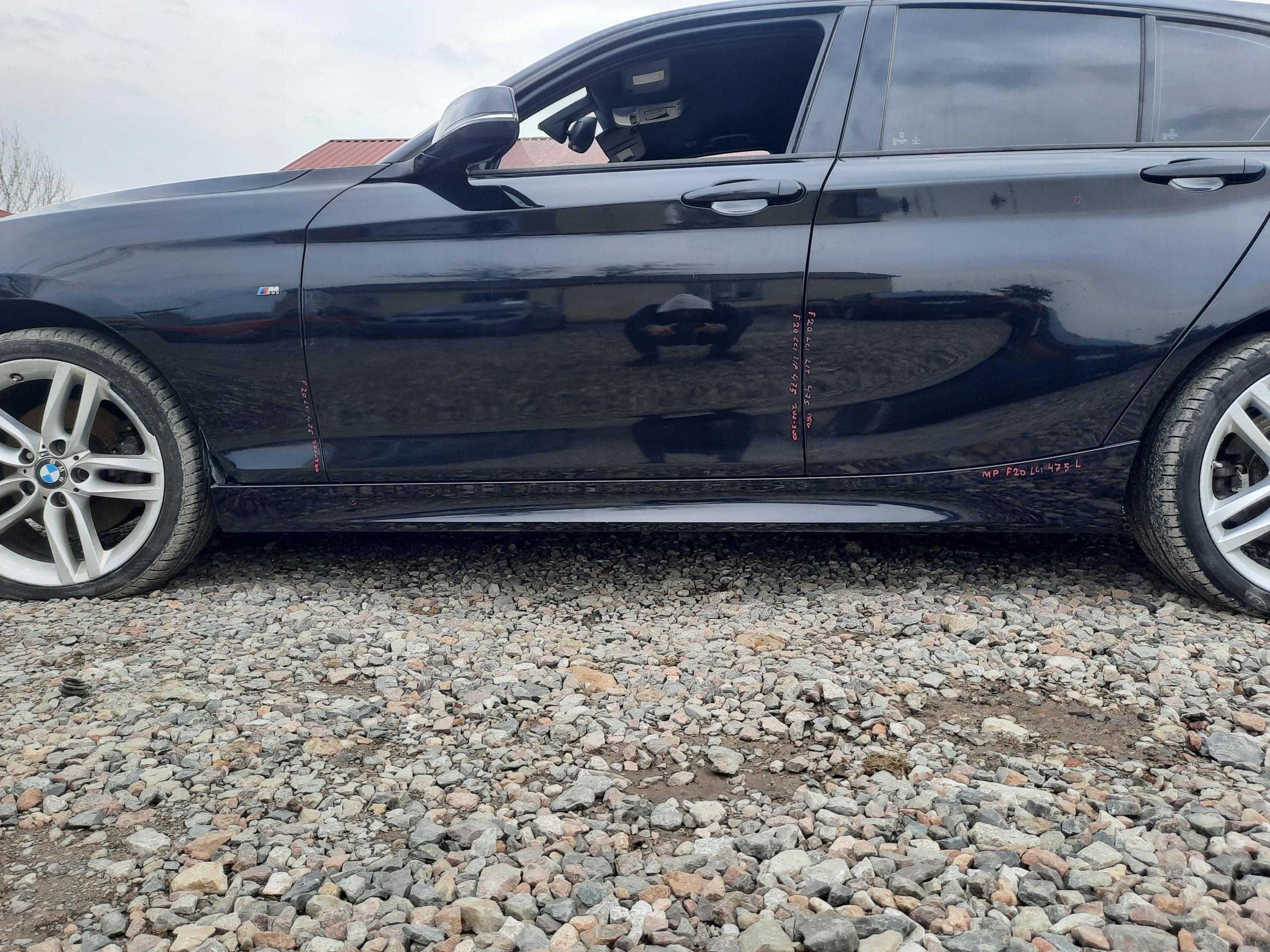 Накладка порога M пакет BMW F20 BLACK SAPPHIRE