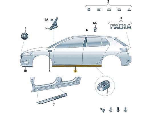 7260729 7260730 - Арка колеса Л П BMW F32 F33 F36 7260729 7260730