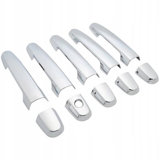 Накладки на ручки TOYOTA RAV4 хром 5 дверей