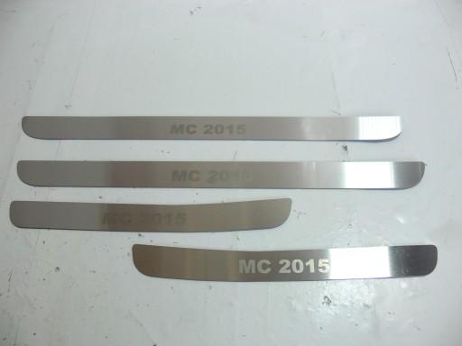 ХРОМИРОВАННЫЕ НАКЛАДКИ НА БОКОВЫЕ ЮБКИ CHEVROLET CAPTIVA MC