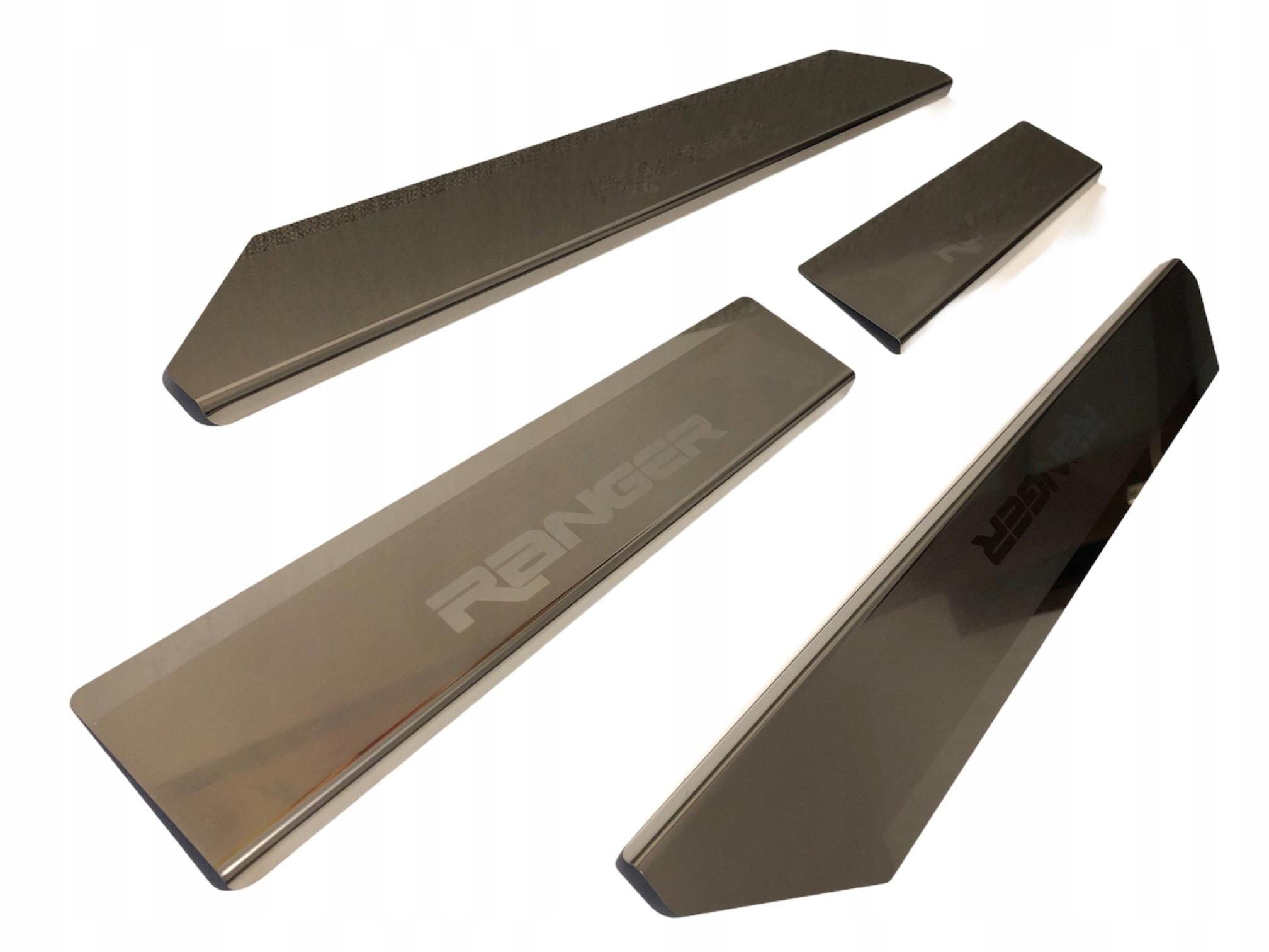 НАКЛАДКИ БОКОВЫХ ЮБОК СТАЛЬ FORD RANGER 2012-21