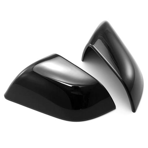 НАКЛАДКИ НА ДЗЕРКАЛА ЧОРНИЙ ГЛЯНЕЦЬ TESLA 3 17-19