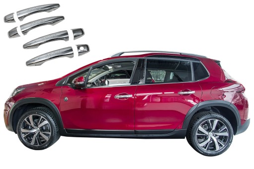 НАКЛАДКИ НА ДВЕРНЫЕ РУЧКИ PEUGEOT 2008 2013-2016