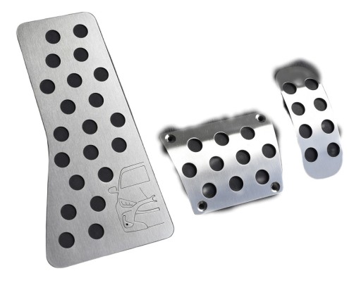 НАКЛАДКИ НА ПЕДАЛИ ДЛЯ TOYOTA YARIS IV HYBRID ACTIVE COMFORT EXECUTIVE