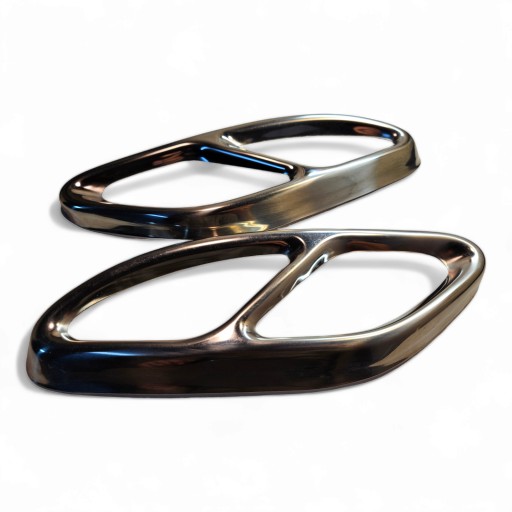 КРИШКИ ВЫХЛОПНЫХ ДЛЯ MERCEDES, ХРОМ, 2 ШТ