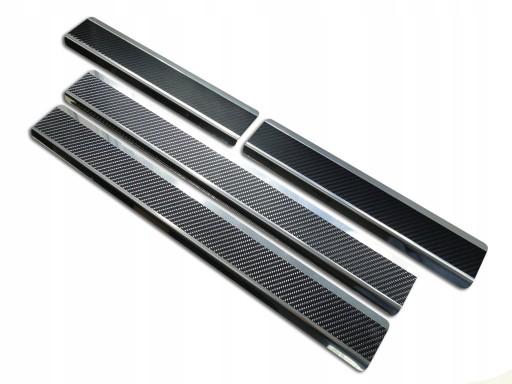 Накладки на пороги Carbon Audi Q7 4L 2005-2015