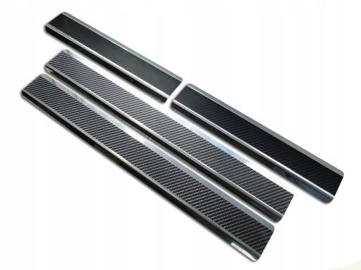 Накладки на пороги CARBON Ford FIESTA VI mk6