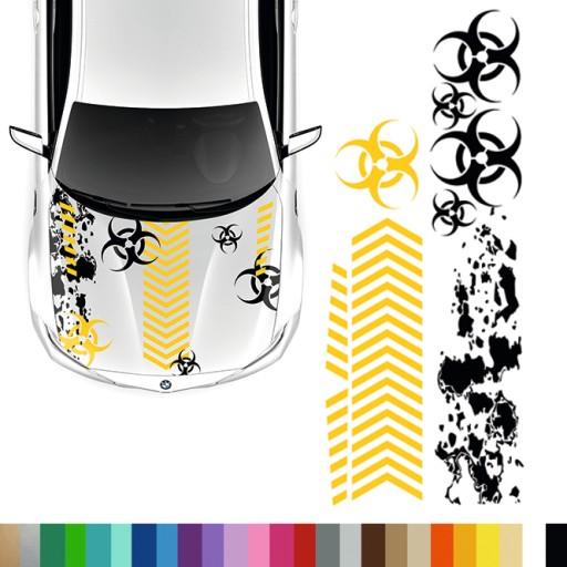 Наклейка для маски Biohazard BIO 87X218CM