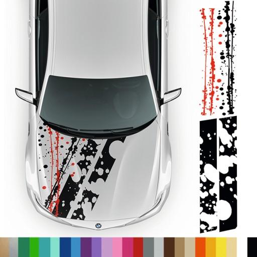 Наклейки для маски с наклейками с полосками в горошек 42X263CM