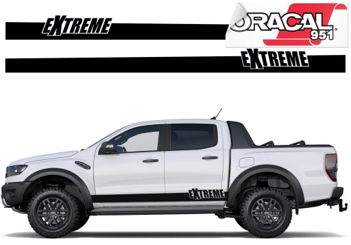 Наклейка декоративна смуга EXTREME 290x20cm велика 951