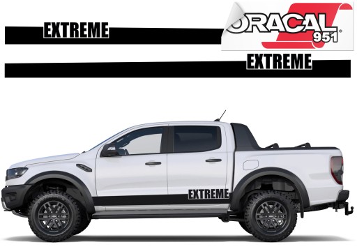 Наклейка декоративна смуга EXTREME 290x20cm велика 951