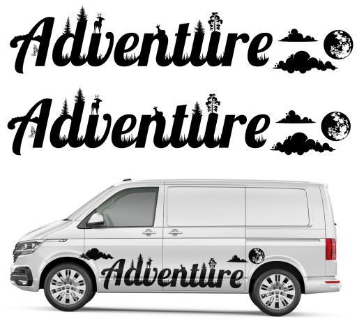 НАЛІЙКА МАШИНА МОТИВ КЕМПЕР ПРИГОДА 59x600см