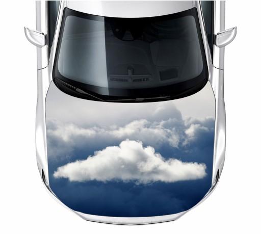 Наклейка на маску Хмари 150x115 см плівка 3м