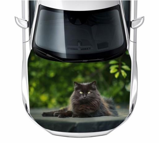 Наклейка на маску черная кошка 150X115 см пленка 3М