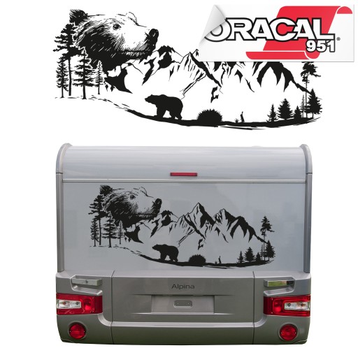 Наклейка для каравану кемпінгу 150X63 см